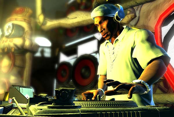 Screen z gry DJ Hero