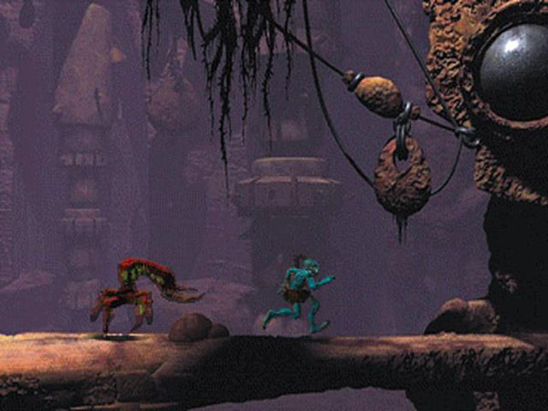 Screen z gry Oddworld
