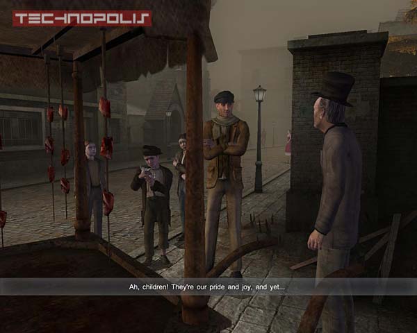Screen z gry Sherlock Holmes vs Jack the Ripper