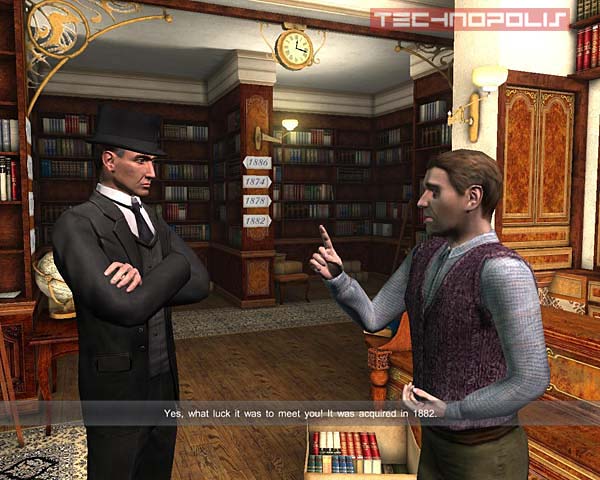 Screen z gry Sherlock Holmes vs Jack the Ripper