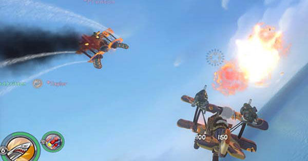 Screen z gry Snoopy Flying Ace