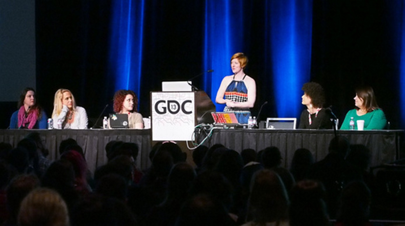 Panel kobiet-autorek gier wideo na konferencji GDC 2013