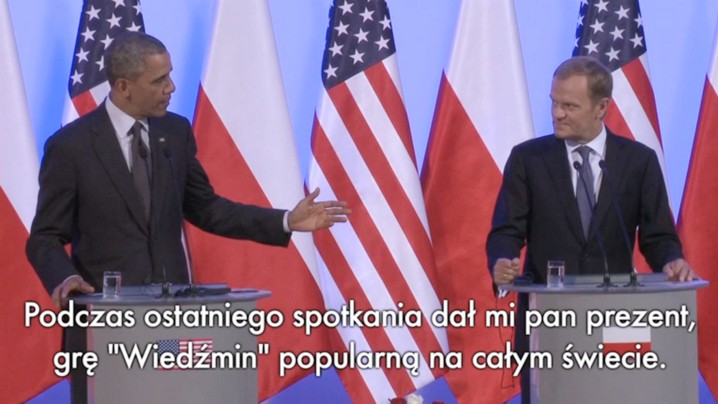 Barack Obama i Donald Tusk, Warszawa, 04.06.2014